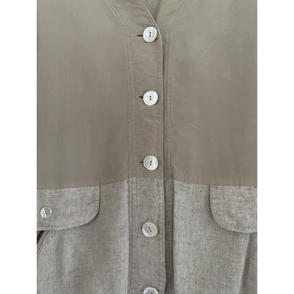 Free Wear By Jonathan Hoenscheidt Two-tone Tan Men's Sz Large Cardigan - Picture 3 of 13